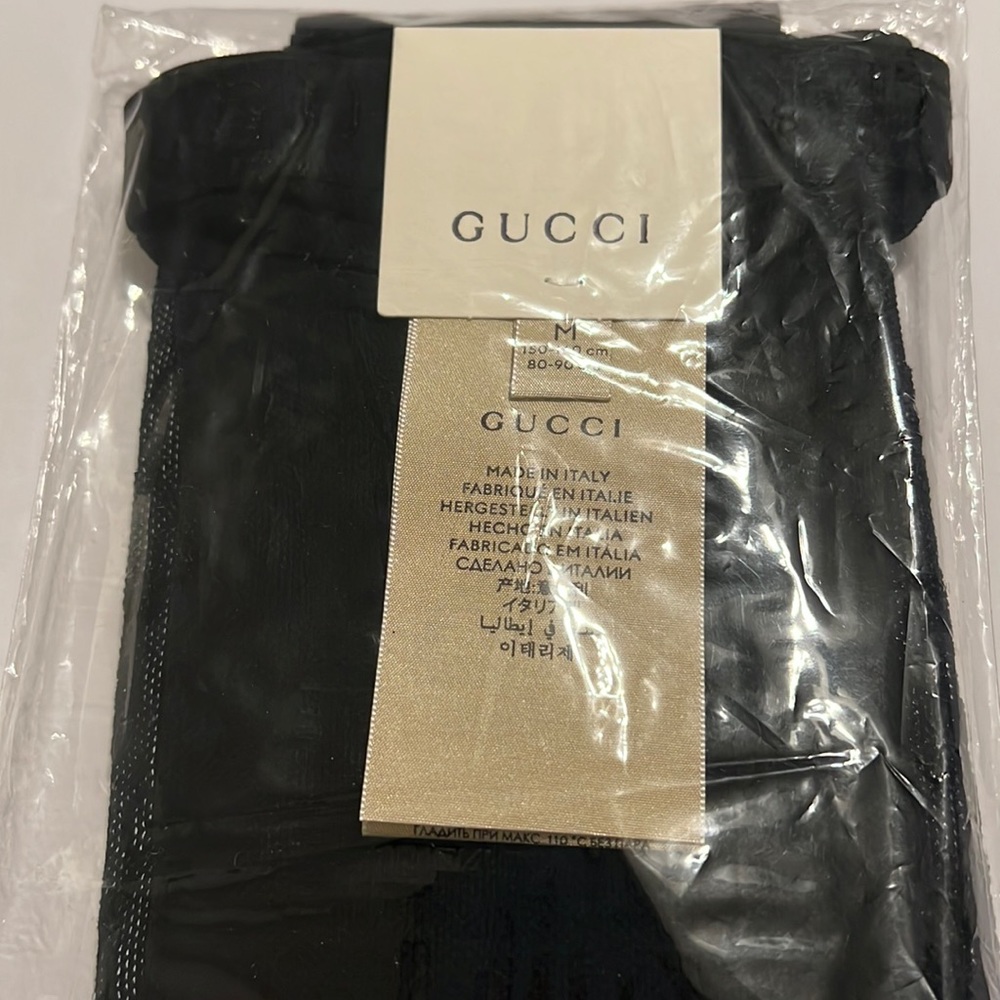 Gucci Tights Stockings Supremalis Logo - Picture 2 of 7